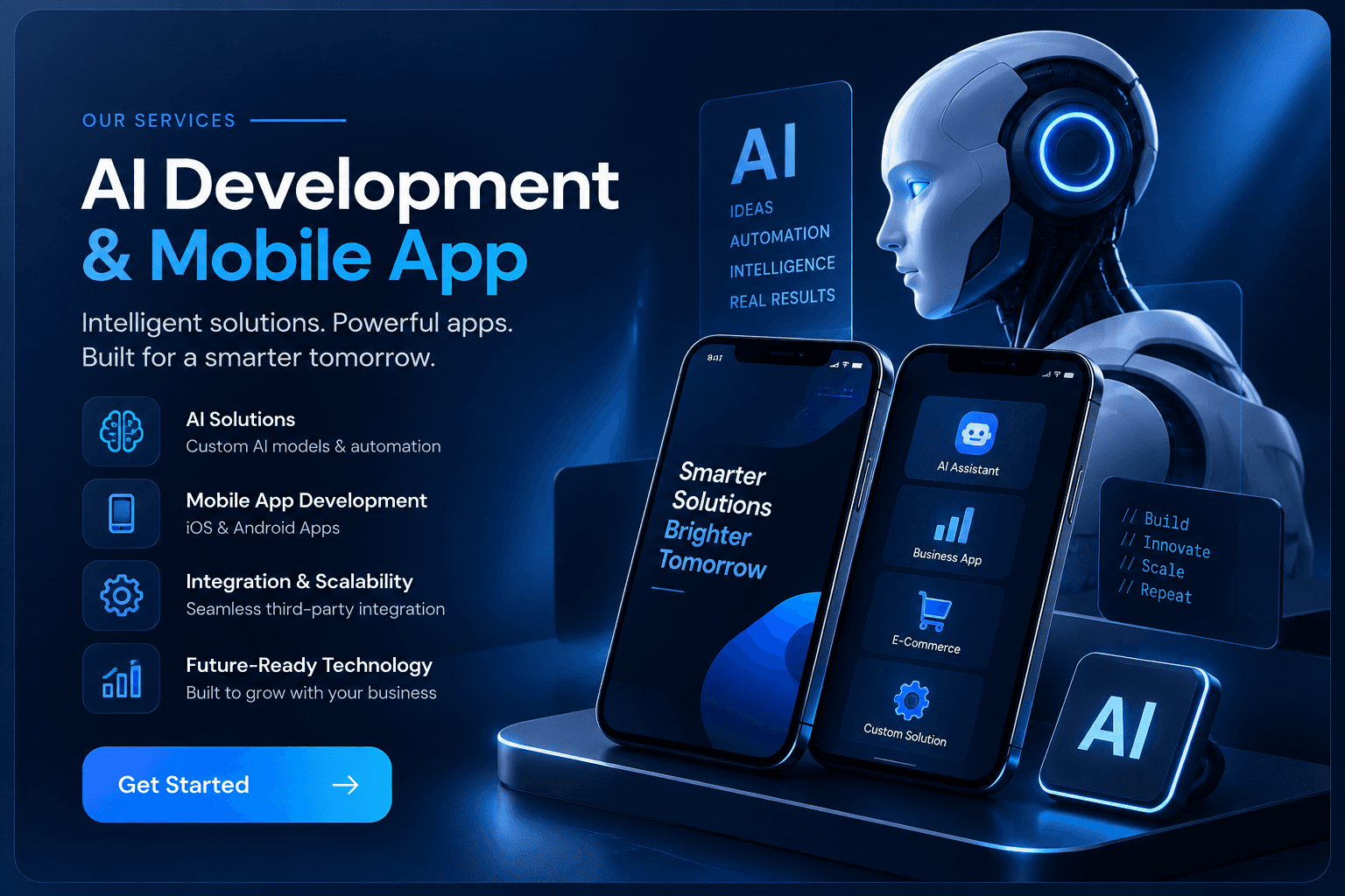 Concept illustration for AI Development