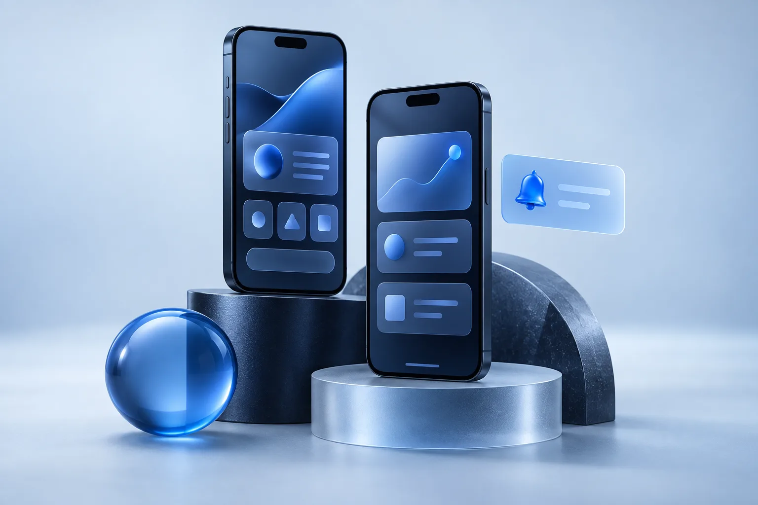 Concept illustration for Mobile App Development