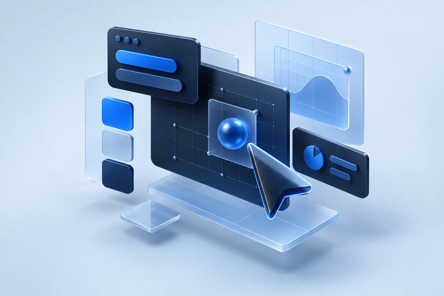 Concept illustration for UI/UX Design